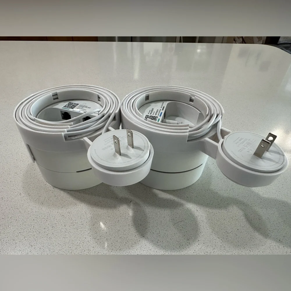 Set of 2 Google WiFi Mesh Routers Model: GJ2CQ AC1200.